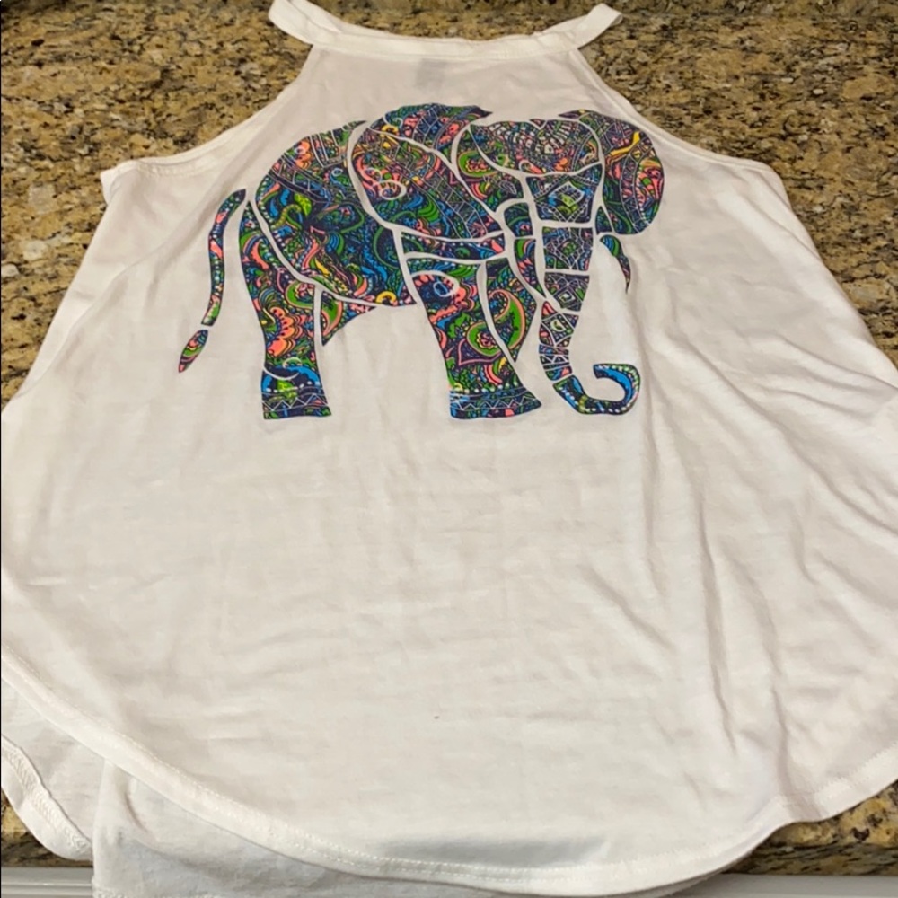 Cute elephant tank  size S.